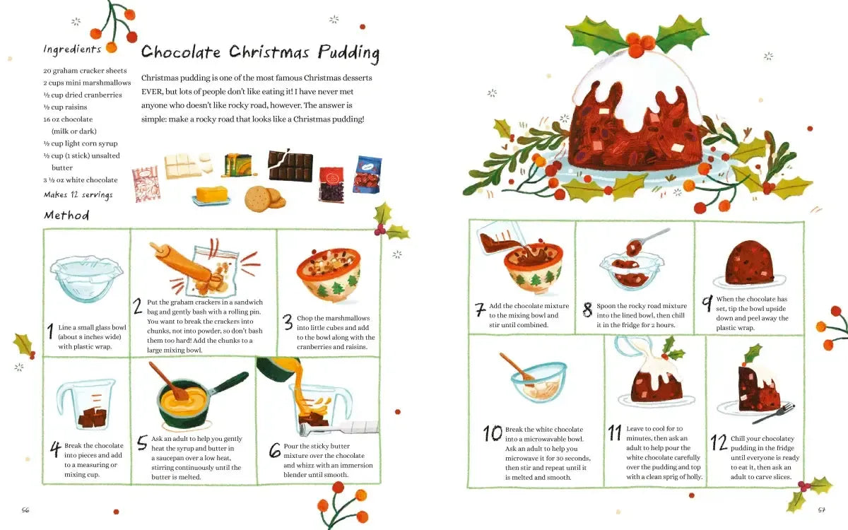 David Atherton’s Christmas Cookbook for Kids US - Hardback