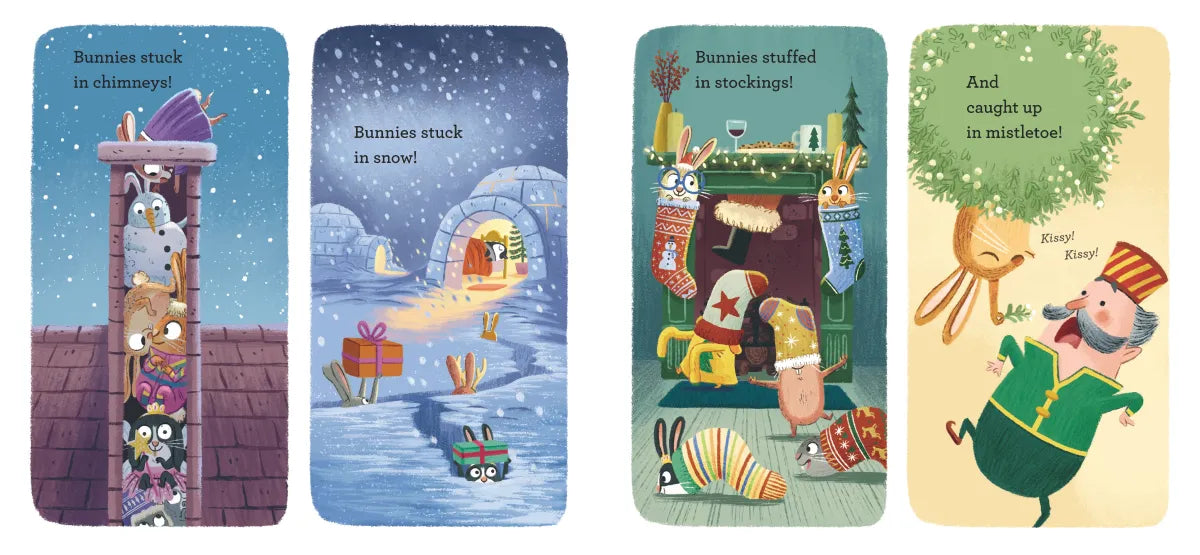 Bunnies in a Sleigh: A Chaotic Christmas Tale! US - Hardback