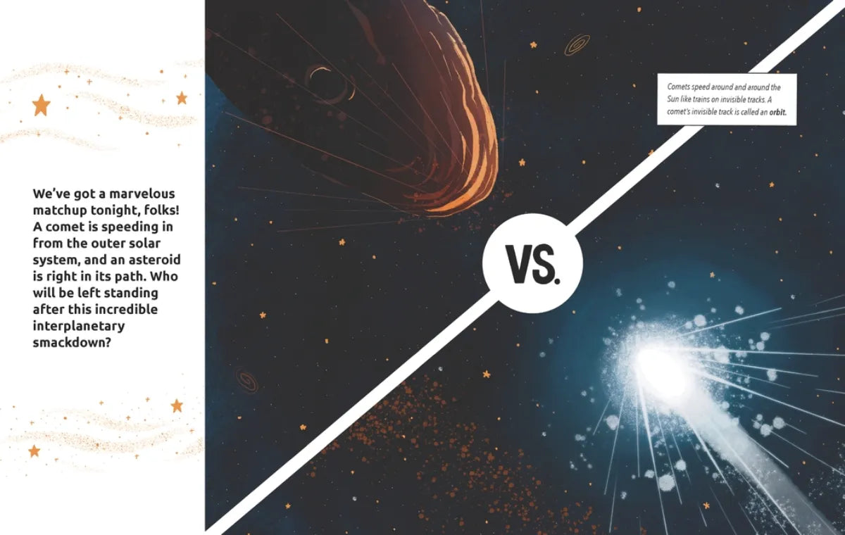 Cosmic Collisions: Asteroid vs. Comet US - Paperback / softback