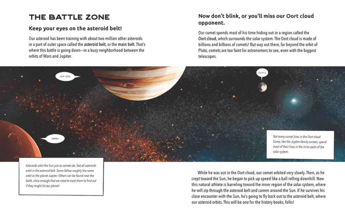 Cosmic Collisions: Asteroid vs. Comet US - Paperback / softback