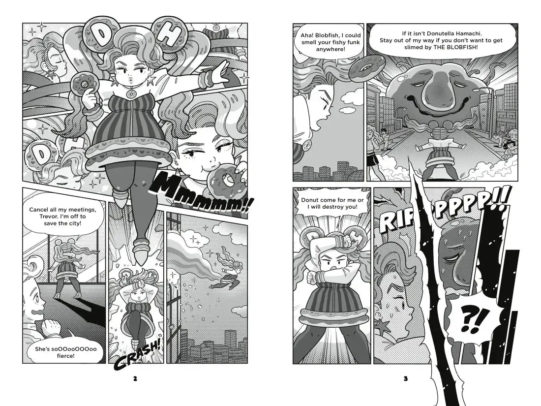 Donutella Hamachi and the Library Avengers US - Hardback
