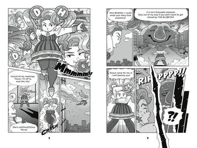 Donutella Hamachi and the Library Avengers US - Hardback