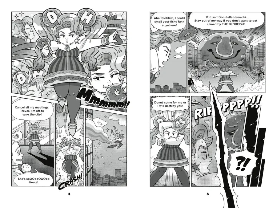 Donutella Hamachi and the Library Avengers US - Hardback