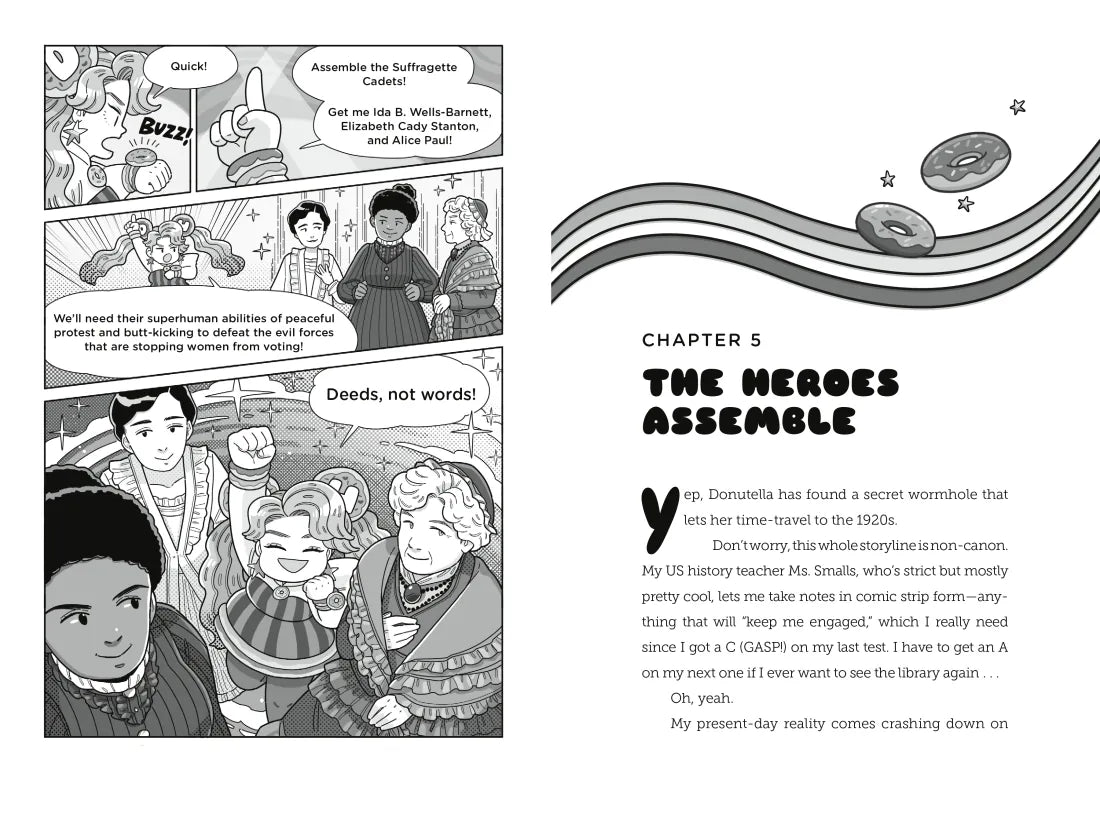 Donutella Hamachi and the Library Avengers US - Hardback