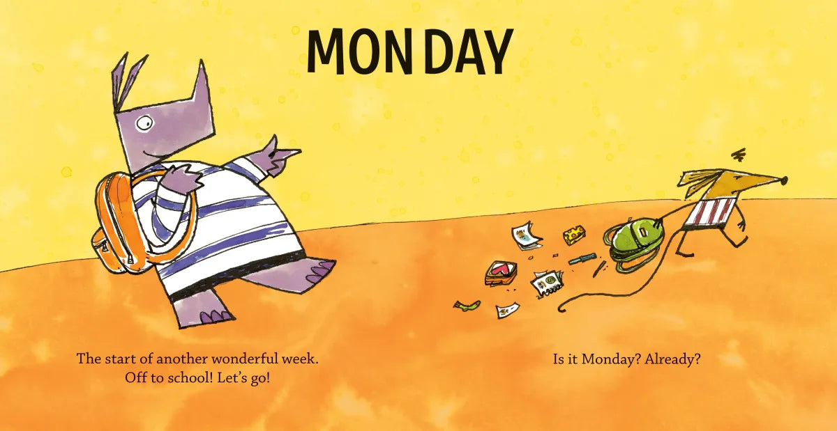 Gus and Sully All Week Long US - Board book