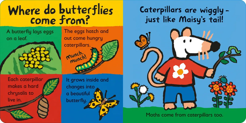 Maisy Loves Butterflies US - Board book