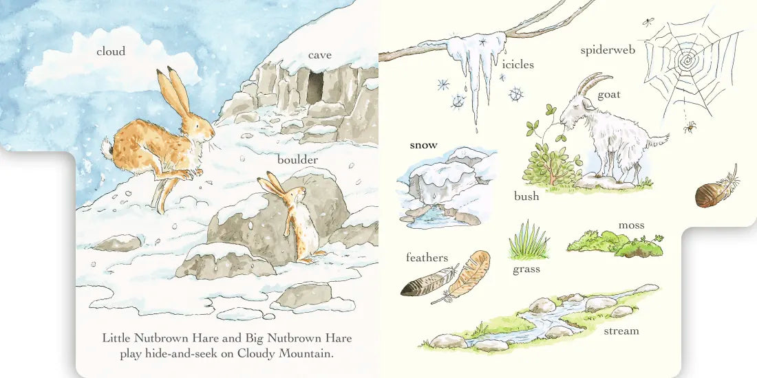 Out and About in 100 Words: A Guess How Much I Love You Book US - Board book