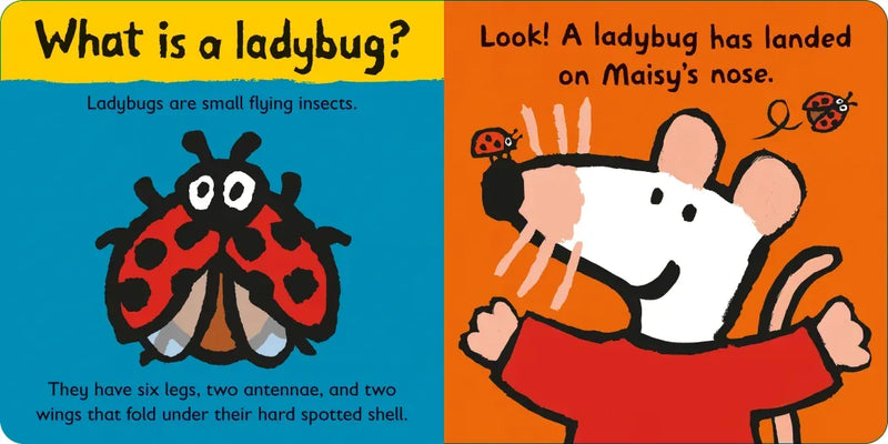 Maisy Loves Ladybugs: A Maisy's Planet Book US - Board book