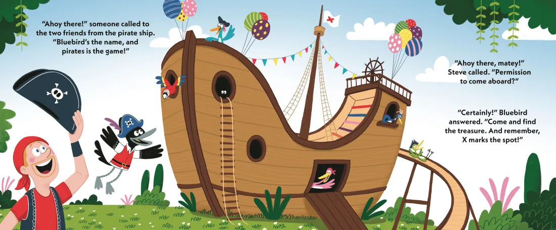 Steve and Maggie: Pirate Treasure Hunt US - Hardback