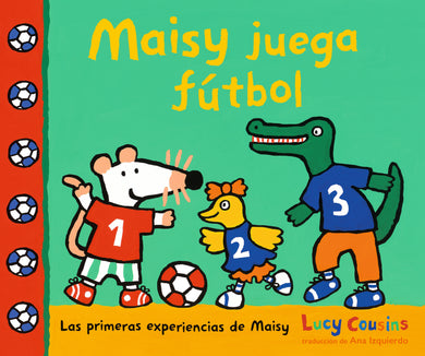 Maisy juega fútbol cover (ISBN 9781536247213)