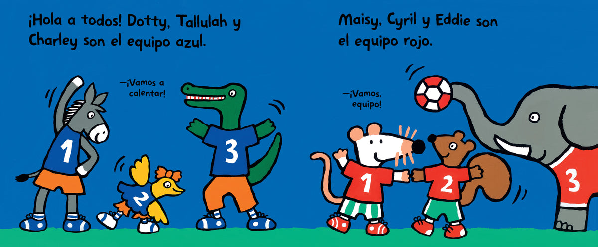 Maisy juega fútbol interior 2 (ISBN 9781536247213)