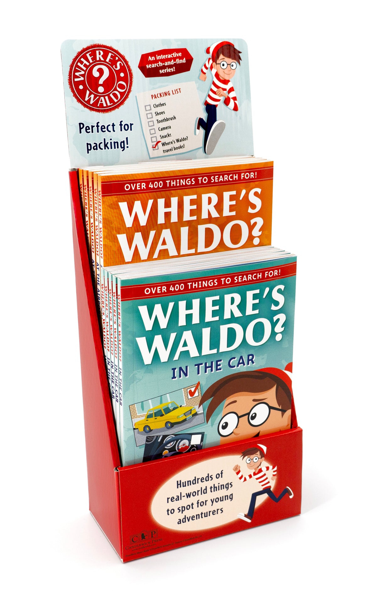 Where's Waldo? At the Airport and In the Car 10-Copy Prepack and Counter Display cover (ISBN 9781536254815)