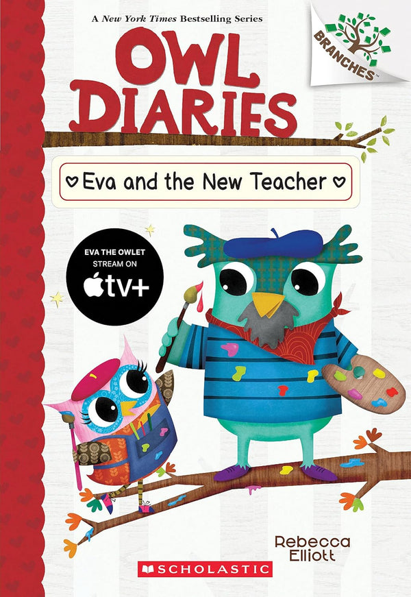 Owl Diaries #21 Eva and the New Teacher (Branches)(Rebecca Elliott)-Children’s / Teenage fiction: General and modern fiction-買書書 BuyBookBook
