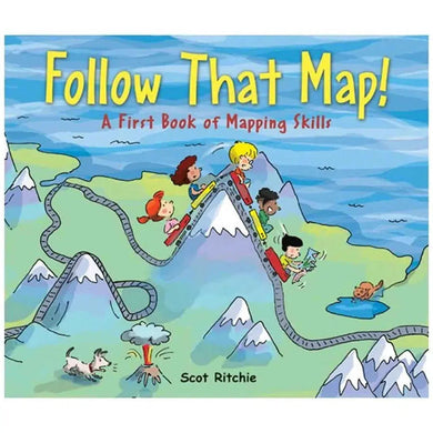 Follow That Map! - A First Look at Mapping Skills (Scot Ritchie)-Nonfiction: 天文地理 Space & Geography-買書書 BuyBookBook