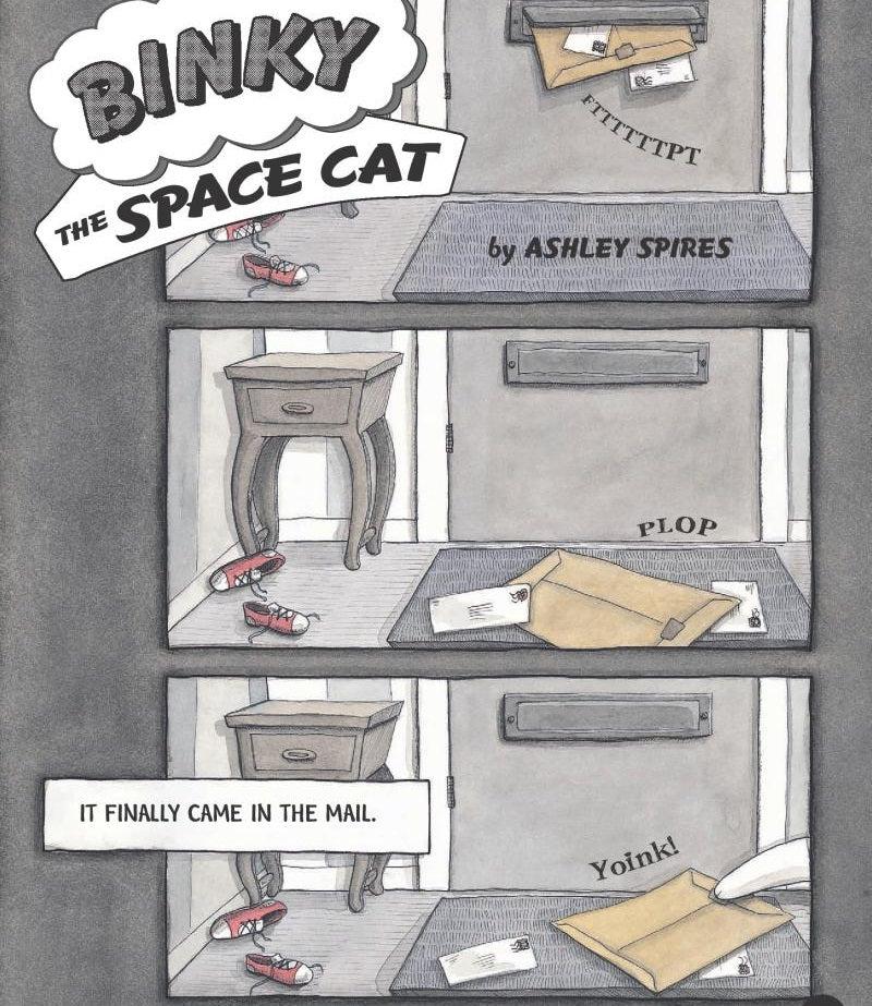 A Binky Adventure #01 Binky the Space Cat (Ashley Spires)-Fiction: 幽默搞笑 Humorous-買書書 BuyBookBook