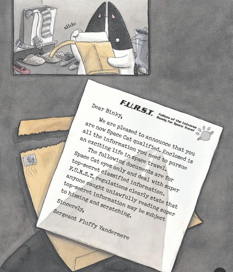 A Binky Adventure #01 Binky the Space Cat (Ashley Spires)-Fiction: 幽默搞笑 Humorous-買書書 BuyBookBook