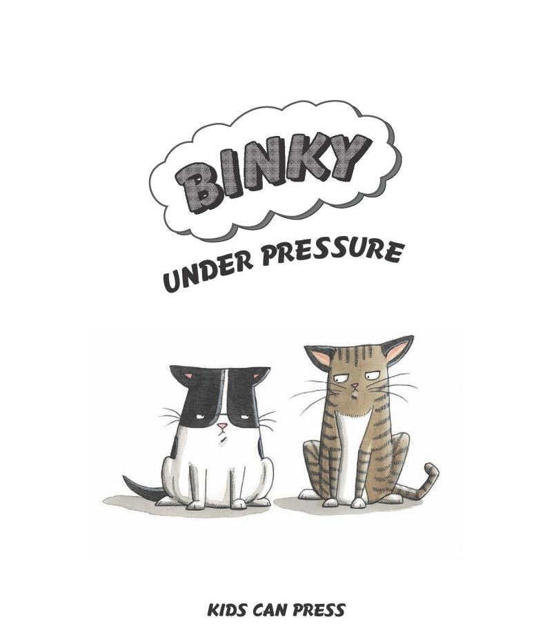 A Binky Adventure #03 Binky Under Pressure (Ashley Spires)-Fiction: 幽默搞笑 Humorous-買書書 BuyBookBook