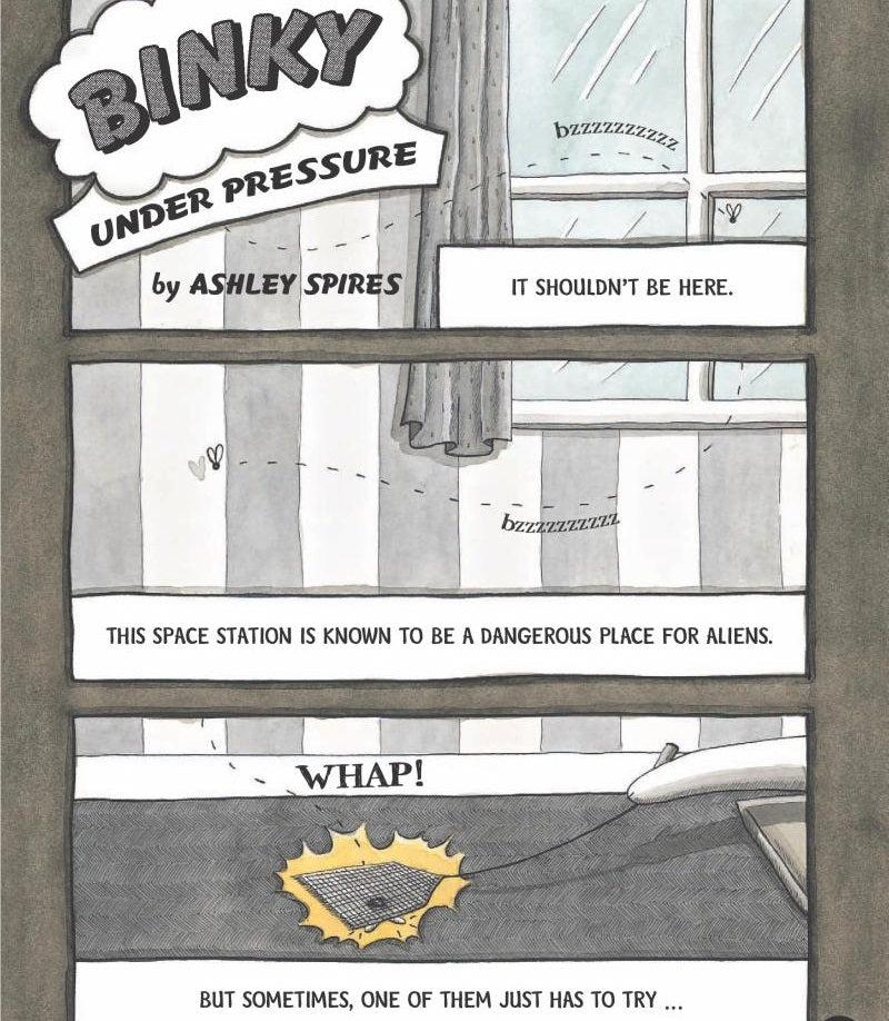 A Binky Adventure #03 Binky Under Pressure (Ashley Spires)-Fiction: 幽默搞笑 Humorous-買書書 BuyBookBook