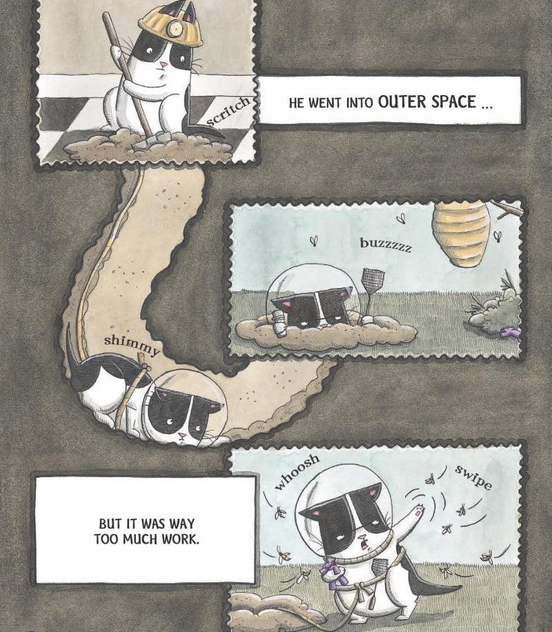 A Binky Adventure #03 Binky Under Pressure (Ashley Spires)-Fiction: 幽默搞笑 Humorous-買書書 BuyBookBook
