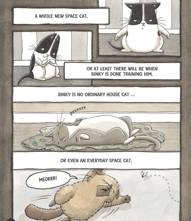A Binky Adventure #04 Binky Takes Charge (Ashley Spires)-Fiction: 幽默搞笑 Humorous-買書書 BuyBookBook