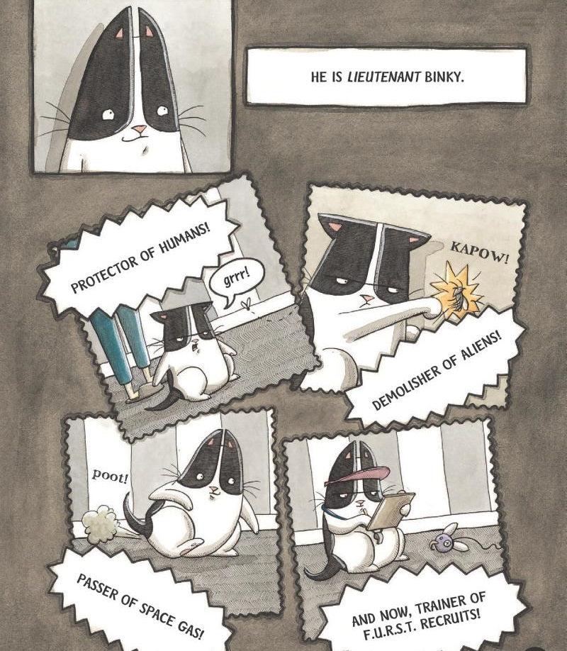 A Binky Adventure #04 Binky Takes Charge (Ashley Spires)-Fiction: 幽默搞笑 Humorous-買書書 BuyBookBook