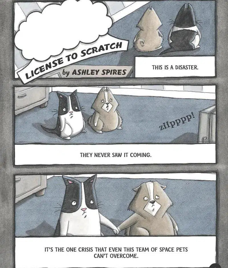 A Binky Adventure #05 Binky License to Scratch (Ashley Spires)-Fiction: 幽默搞笑 Humorous-買書書 BuyBookBook