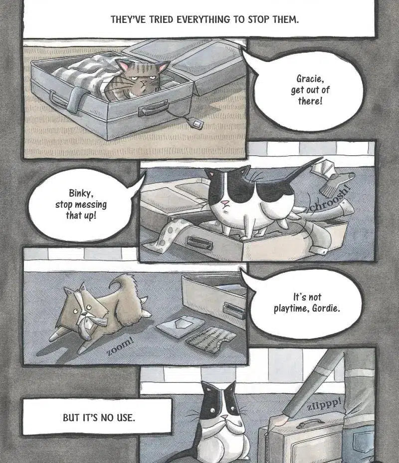 A Binky Adventure #05 Binky License to Scratch (Ashley Spires)-Fiction: 幽默搞笑 Humorous-買書書 BuyBookBook