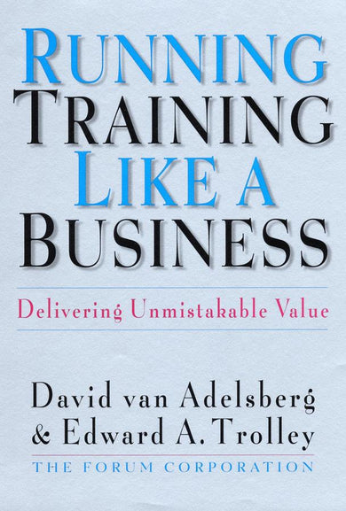 Running Training Like a Business-Business and Management-買書書 BuyBookBook
