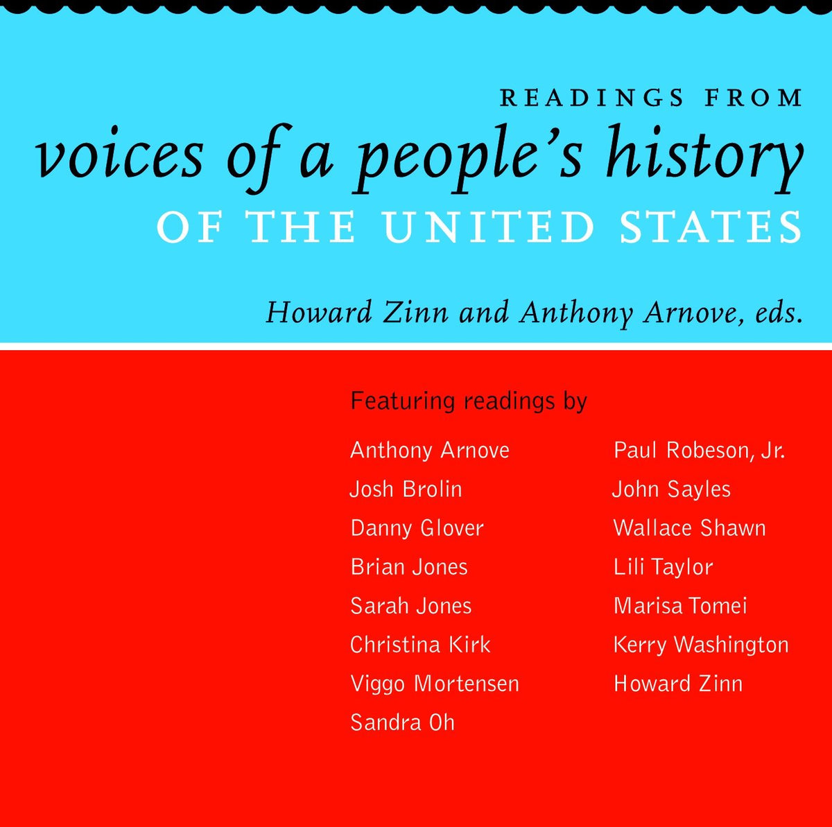 Readings from Voices of a People's History of the United States cover (ISBN 9781583227527)
