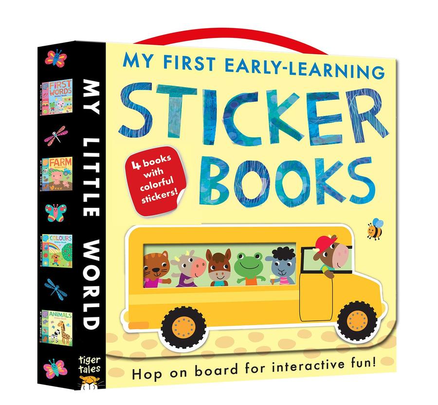 My First Early-Learning Sticker Books Boxed Set-Children’s interactive and activity books and kits-買書書 BuyBookBook