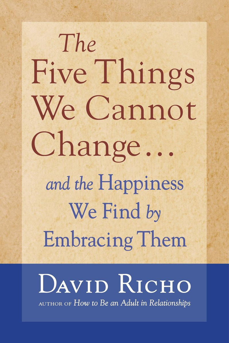 The Five Things We Cannot Change-Self-help/ personal development/ practical advice-買書書 BuyBookBook
