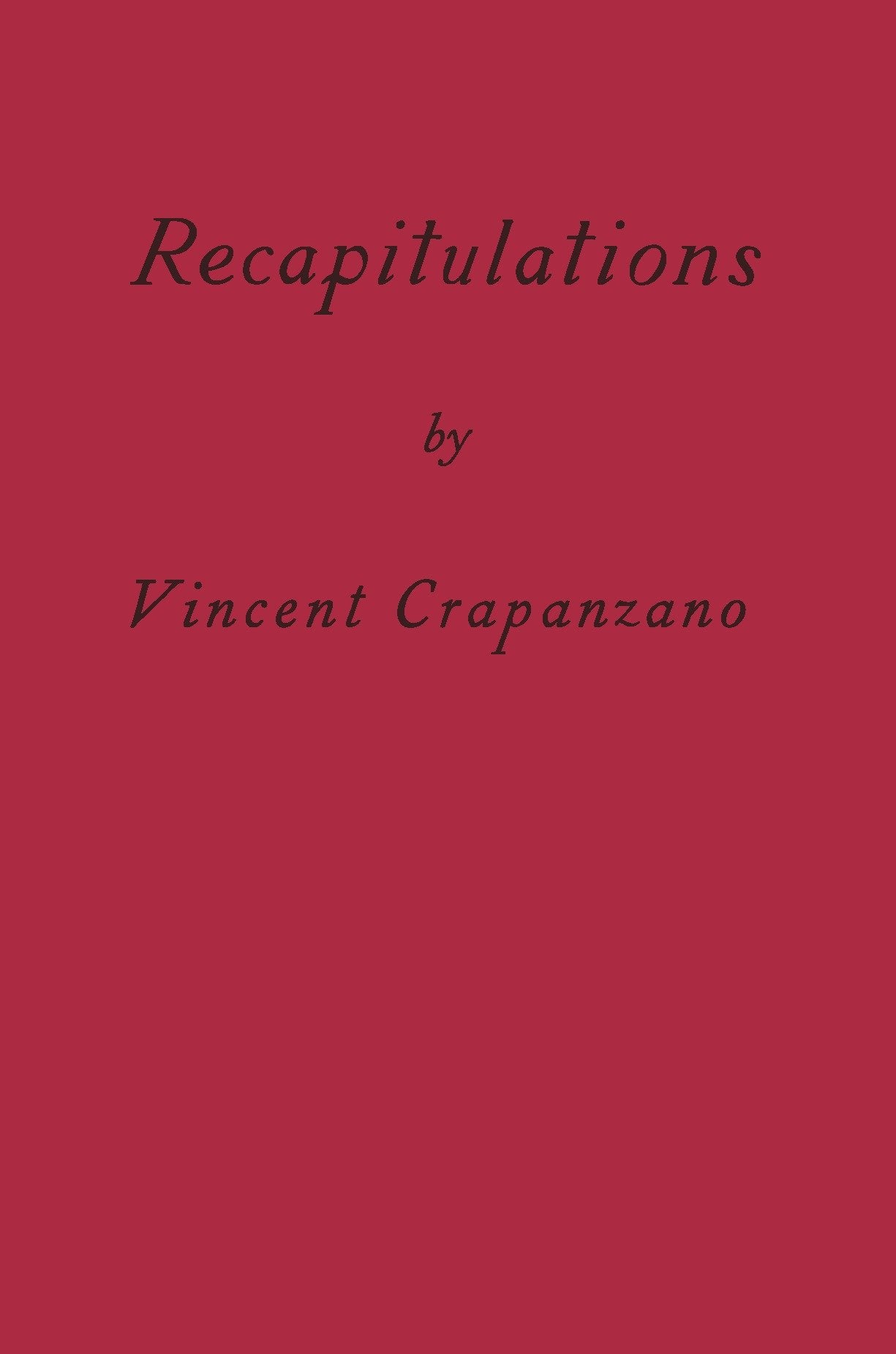Recapitulations-Memoirs-買書書 BuyBookBook