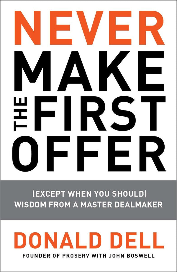 Never Make the First Offer-Business and Management-買書書 BuyBookBook