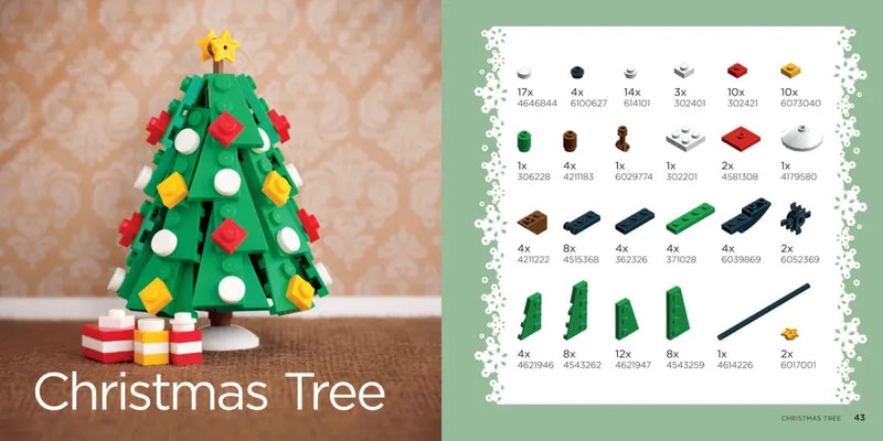 The LEGO Christmas Ornaments Book US - Hardback