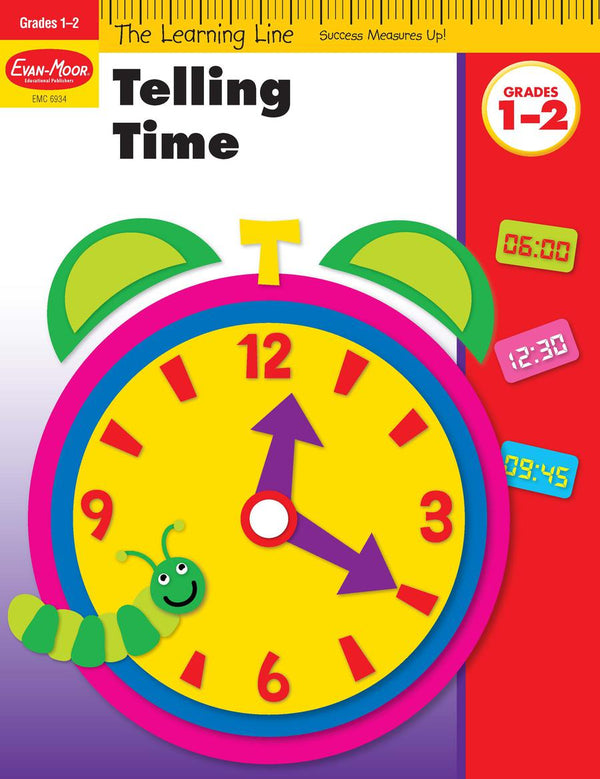 Learning Line: Telling Time, Grade 1 - 2 Workbook-買書書 BuyBookBook