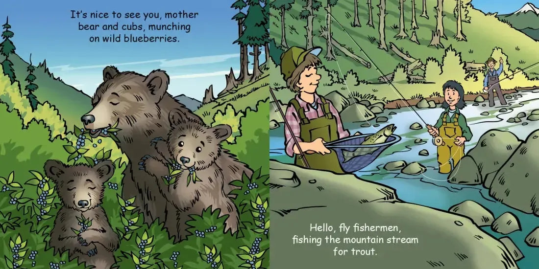 Good Night Mountains US - Board book