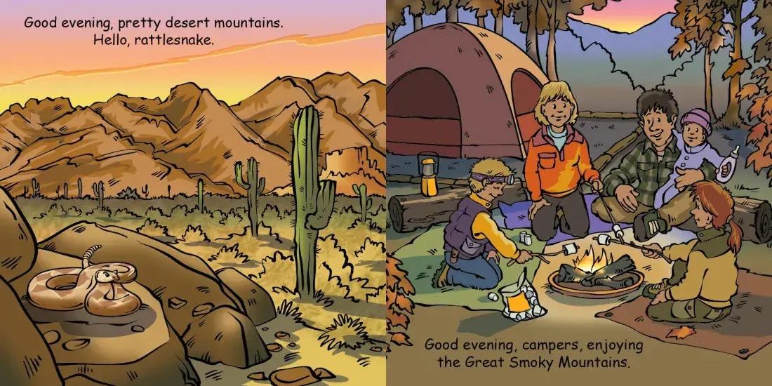 Good Night Mountains US - Board book