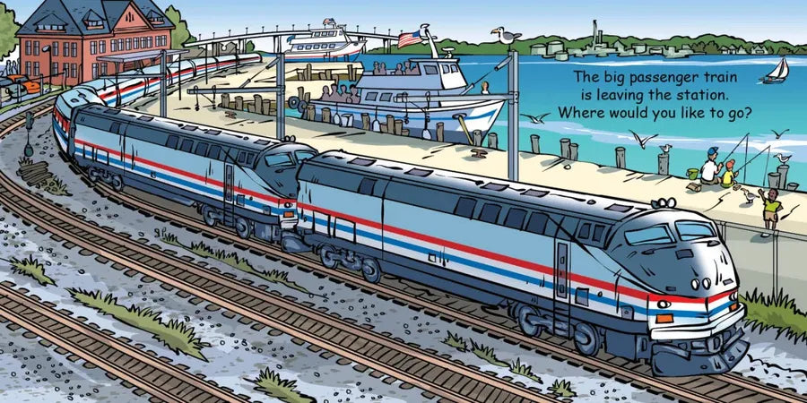 Good Night Trains US - Board book