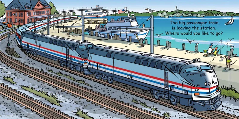 Good Night Trains US - Board book