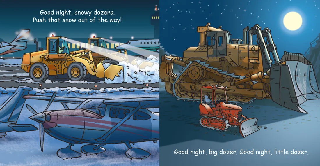 Good Night Dozers US - Board book