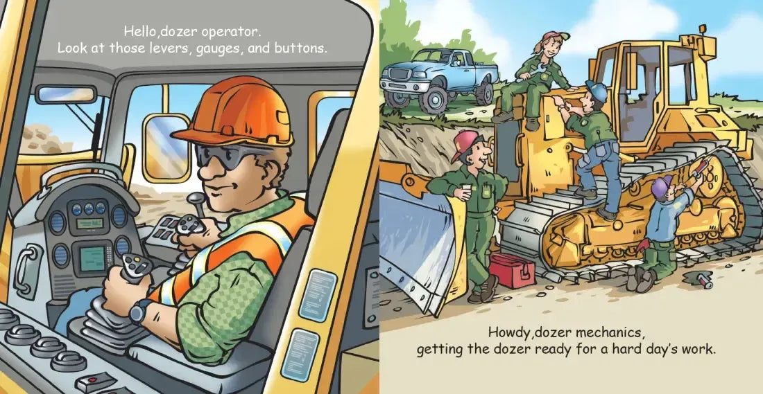 Good Night Dozers US - Board book