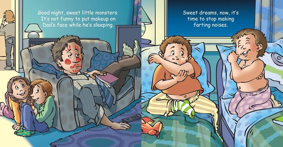 Good Night Little Monsters US - Board book