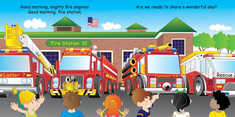 Good Night Fire Engines US - Board book