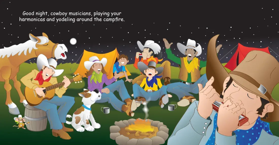 Good Night Cowboys US - Board book