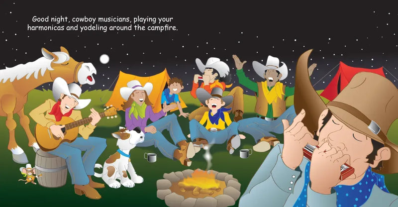 Good Night Cowboys US - Board book