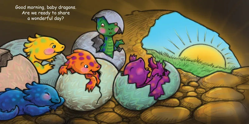 Good Night Baby Dragons US - Board book