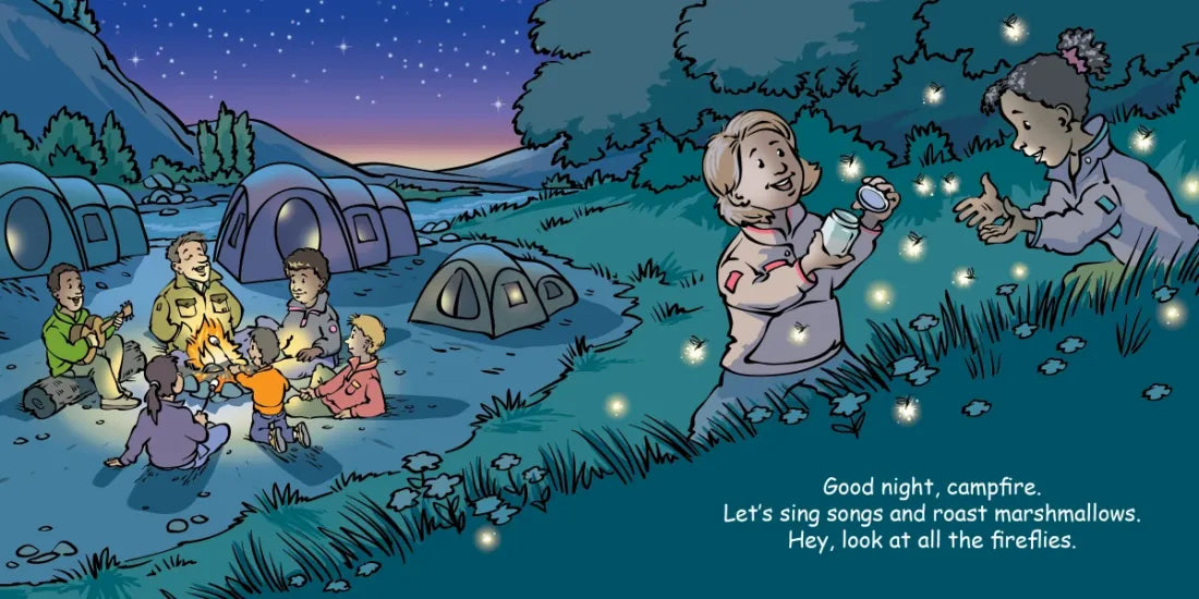 Good Night Campsite US - Board book