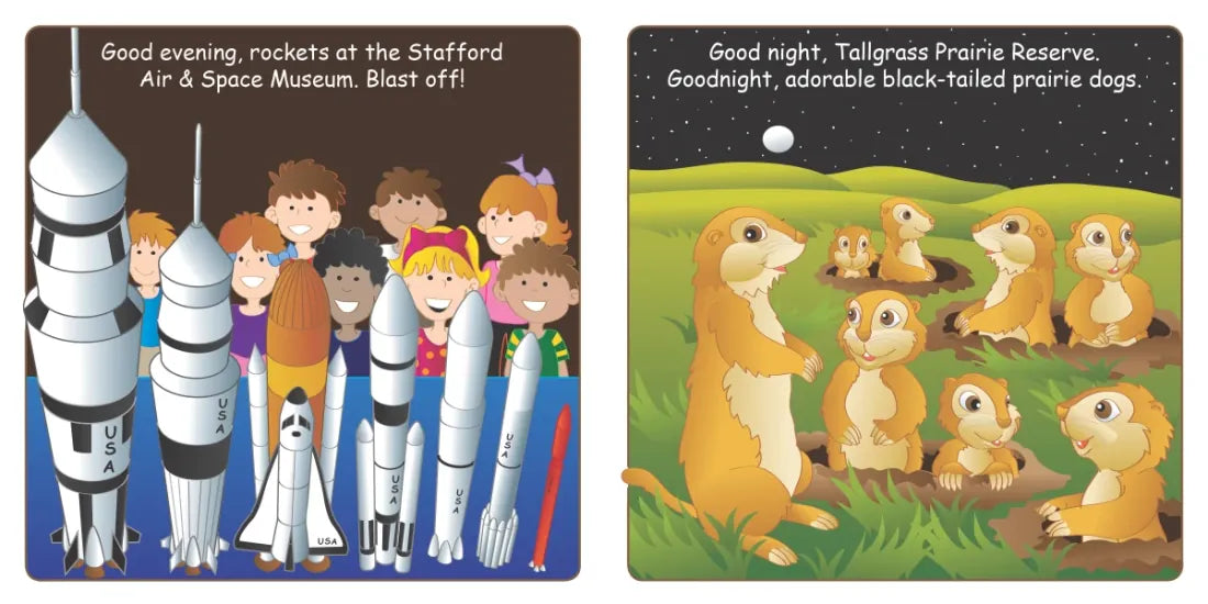 Good Night Oklahoma US - Board book