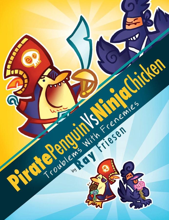 Pirate Penguin vs Ninja Chicken Volume 1: Troublems With Frenemies-Graphic novels/ Comic books/ Manga/ Cartoons-買書書 BuyBookBook