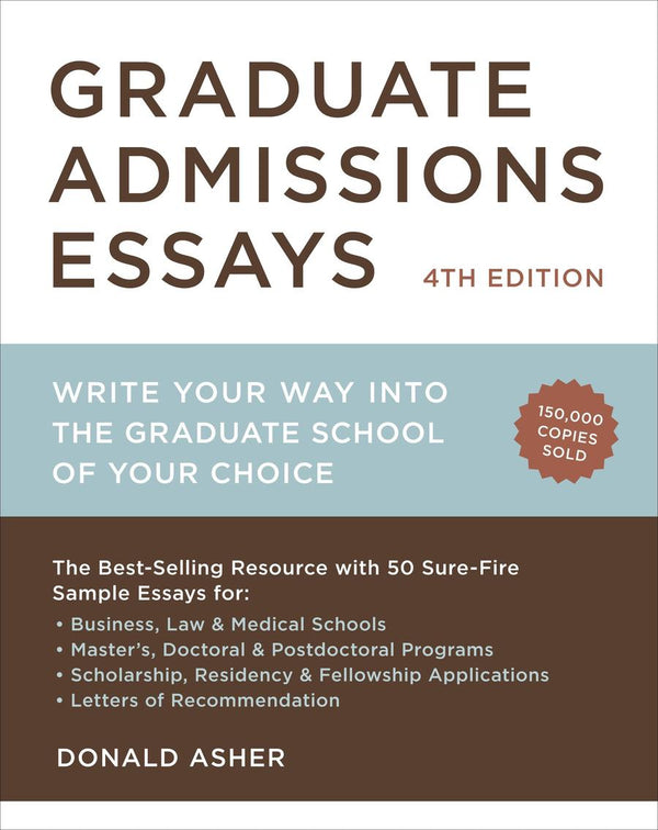 Graduate Admissions Essays, Fourth Edition-Education-買書書 BuyBookBook